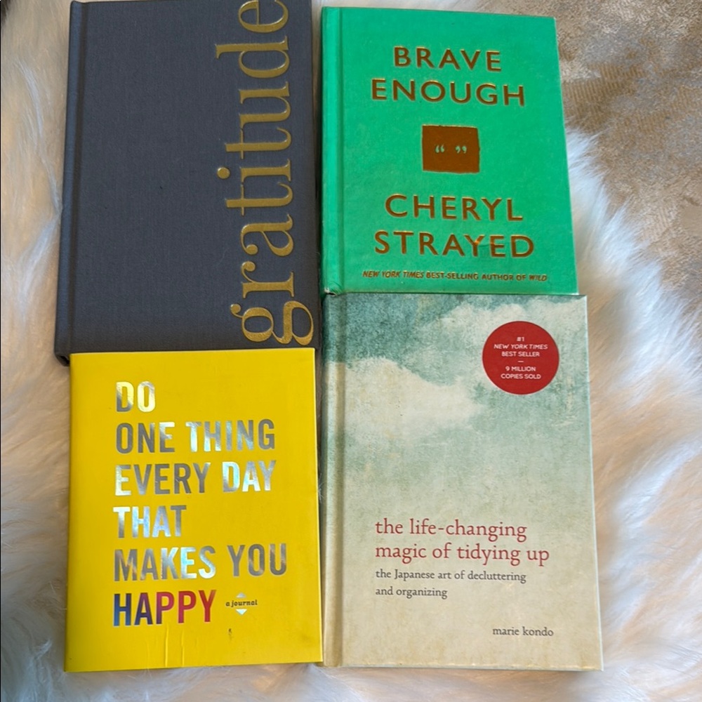 Inspirational Book Set in Green, Yellow, and Gray